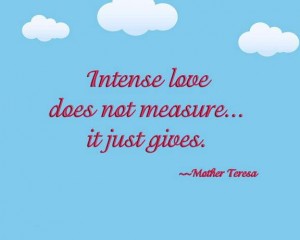 Can't measure mother's love - Quotes About Mothers