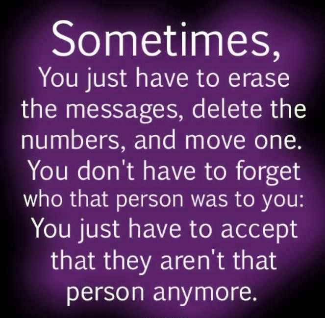 Delete The Number - Quotes About Moving On