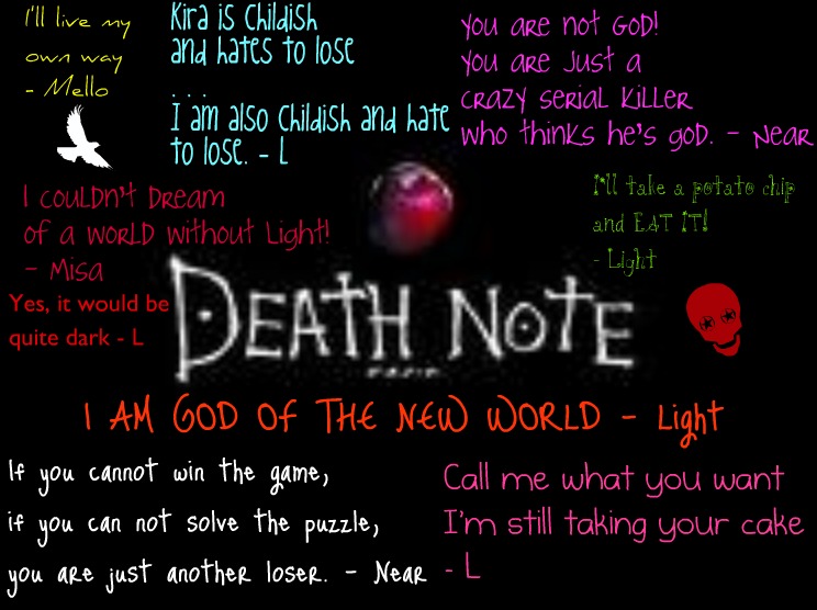 Death Note - Quote About Death