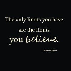 The only limits you have...inspirational sales quotes