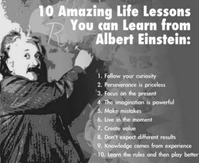 10 Amazing Life Lesson You can Learn from Albert Einstein - Inspiration Quotes About Life Lessons