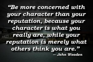 Your Own Character - Inspiration Quotes About Life Lessons