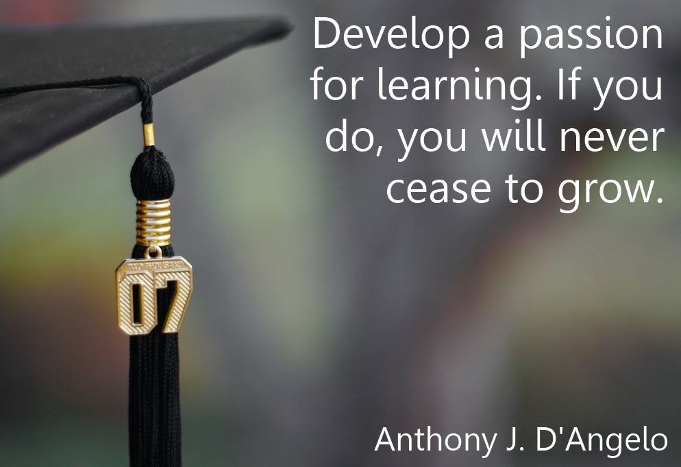 Develop a passion for learning inspirational education quotes