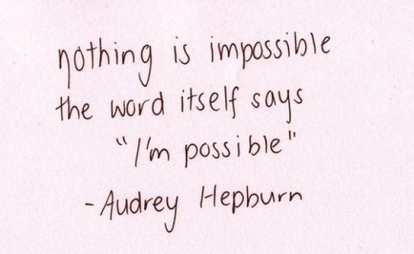 Nothing Is Impossible positive quotes for kids