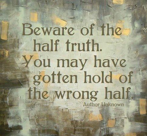Click to share Half Truth friendship ending quotes