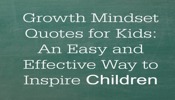 Growth Mindset positive quotes for kid
