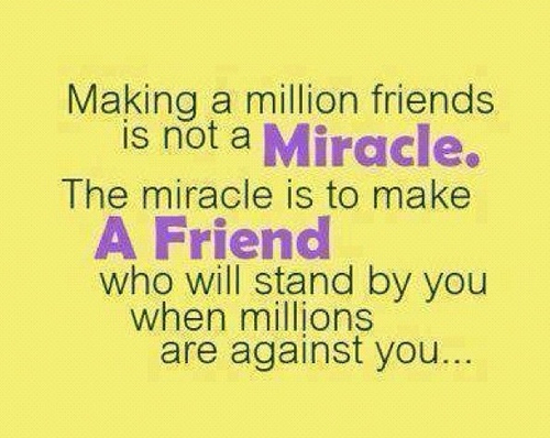 Miracle quotes on true friendship