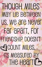 Count Miles-Quotes About Long Distance Friendship