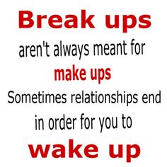 Make Ups positive break up quote