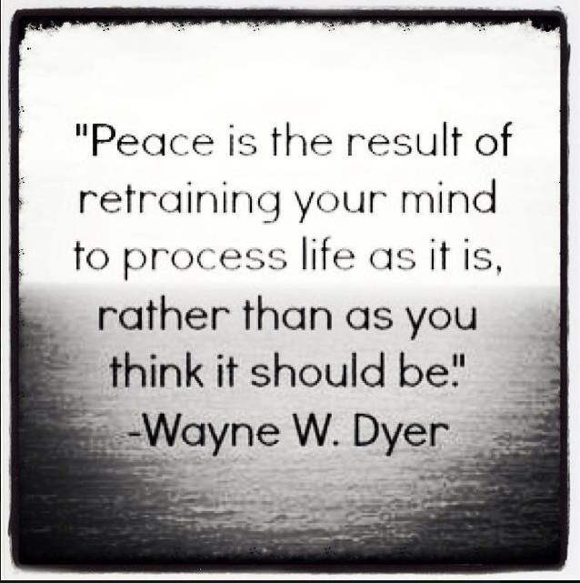 Peace positive change quote