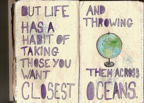 Ocean-Quotes About Long distance Friendship