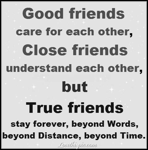 Close Friends quotes on true friendship
