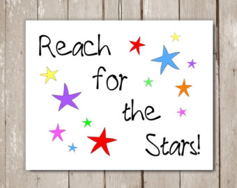 Reach For Stars positive quotes for kid