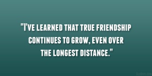 Quotes about long Distance Friendship