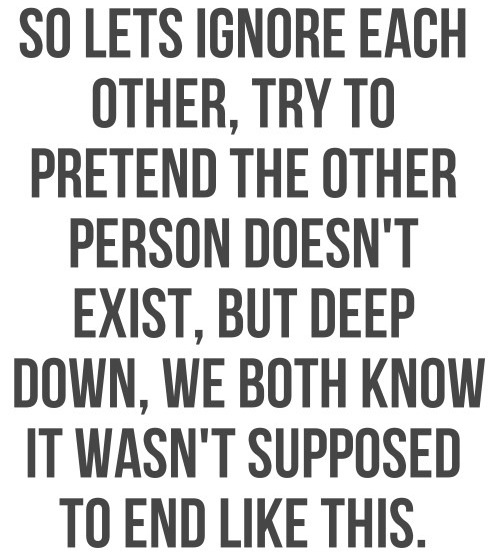 Click to share Ignore break ups