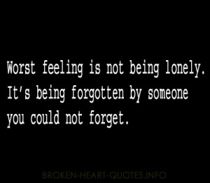 Click to share Worst Feelings break up quote