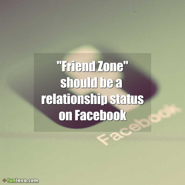 friend zone facebook relationship status