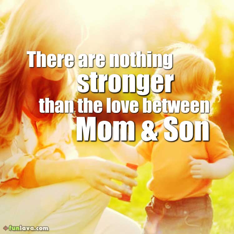 nothing stronger than the love bw mom and son