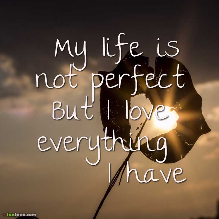 I love my life quotes for your inspiration | Funlava.com