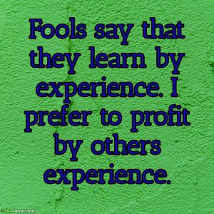 profit-by-others-experience